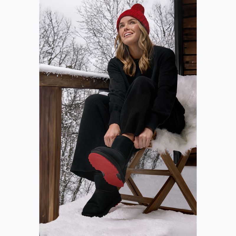 Női hó csizma EMU Australia Sharky Mini fekete/cseresznye 14