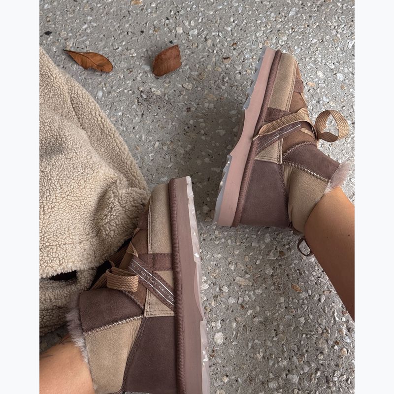 Női hó csizma EMU Australia Blurred Micro Patchwork gomba 10