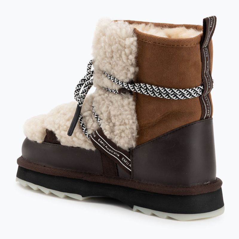 EMU Australia Blurred Teddy gesztenye női hó csizma 3