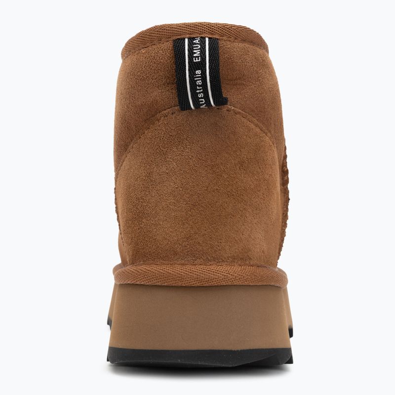 EMU Australia női Sharky Micro Flatform gesztenye/fekete hócsizma 6