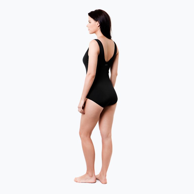 Női egyrészes fürdőruha Funkita Zip Front One Piece még mindig fekete 6