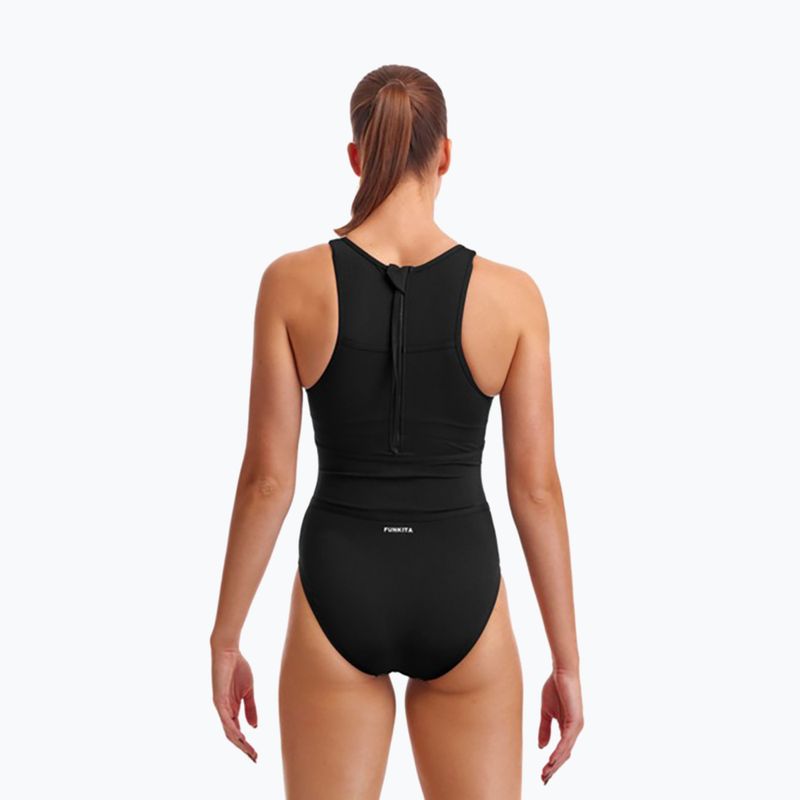 Funkita Hi Flyer egyrészes női fürdőruha Fekete FKS003L00038 6