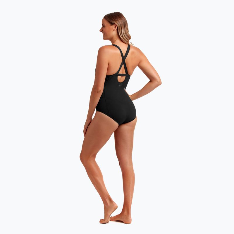 Funkita Brace Me Back egyrészes női fürdőruha Still Black 4