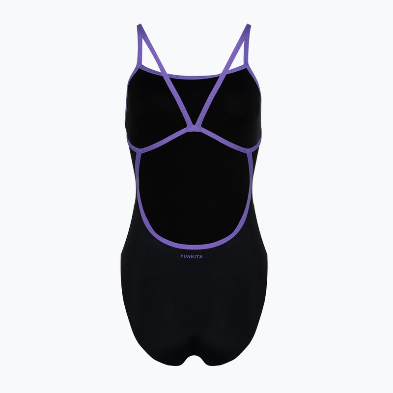 Női egyrészes fürdőruha Funkita Single Strap One Piece night mare 2