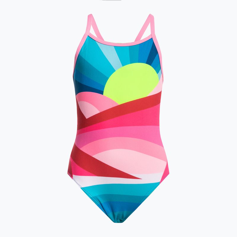 Funkita Diamond back summit sunset egyrészes gyermek fürdőruha FS11G7132708