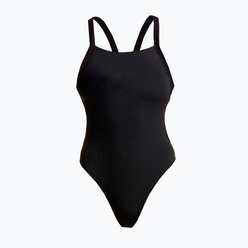 Funkita Brace Free egyrészes női fürdőruha Still Black