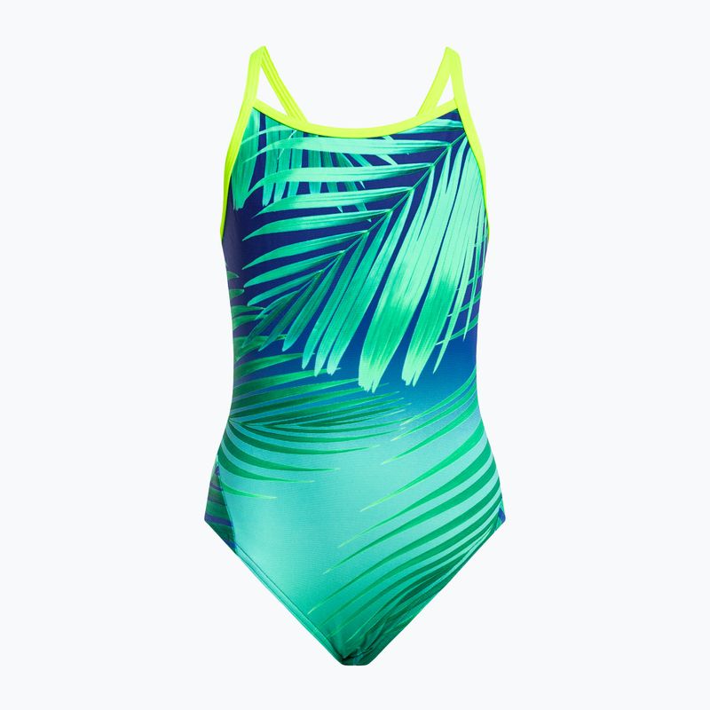 Funkita Diamond Back egyrészes gyermek fürdőruha türkiz FS11G7131508