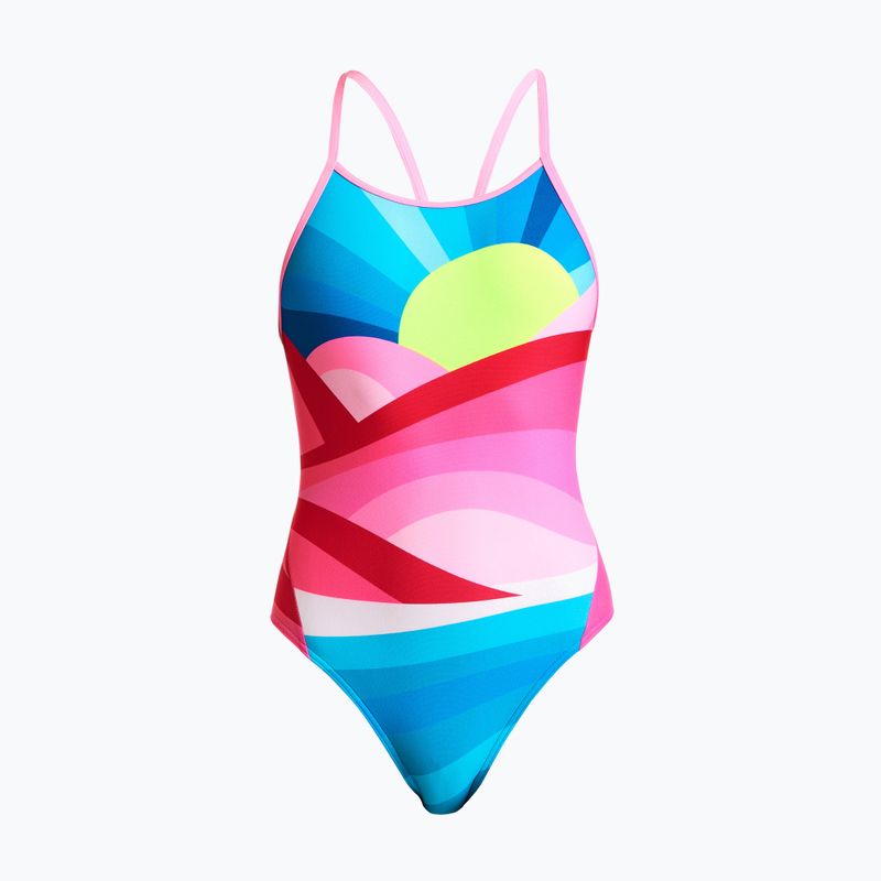 Funkita Diamond back summit sunset egyrészes gyermek fürdőruha FS11G7132708 4