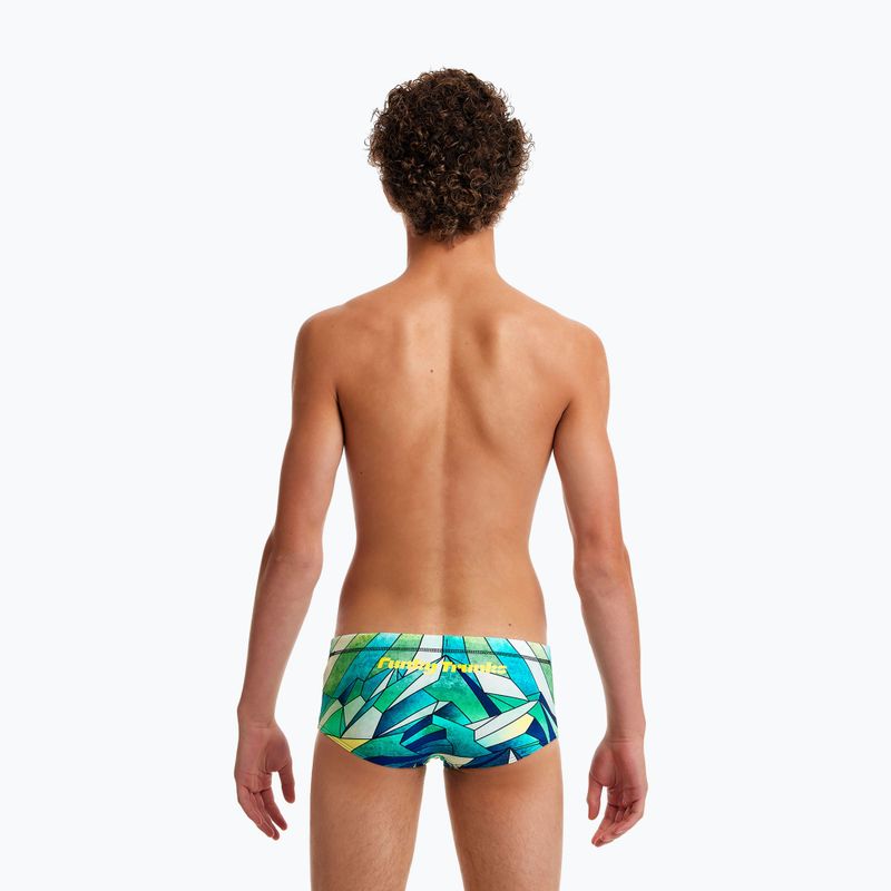 FUNKY TRUNKS Sidewinder gyermek fürdőnadrág zöld-kék FTS010B7131024 6