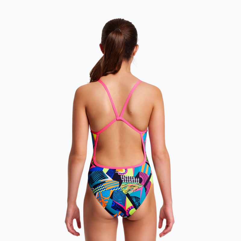 Funkita Eco Eco Single Strap gyermek fürdőruha tengerészkék FS16G0076010 6