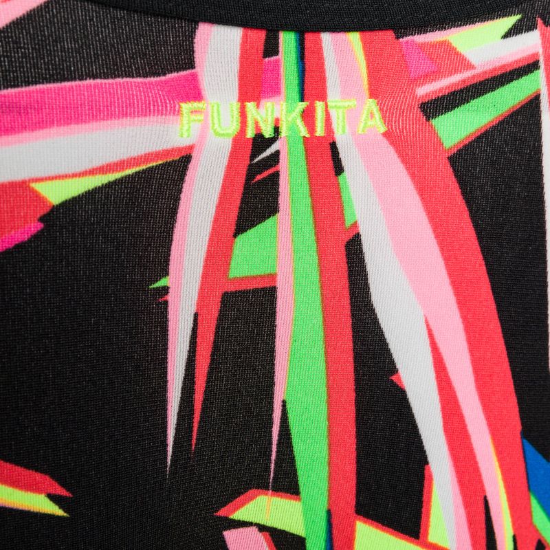 Funkita Single Strength One Piece női fürdőruha FKS044L7138708 Fekete FKS044L7138708 7