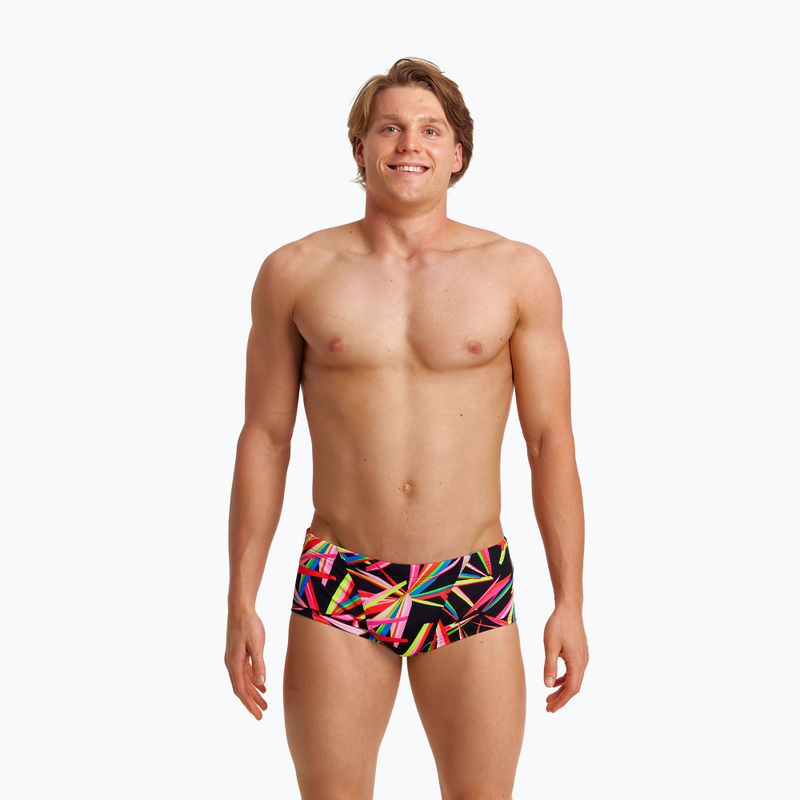 Férfi fürdőnadrág FUNKY TRUNKS Klasszikus fürdőnadrág fekete és színes FT30M71387 4
