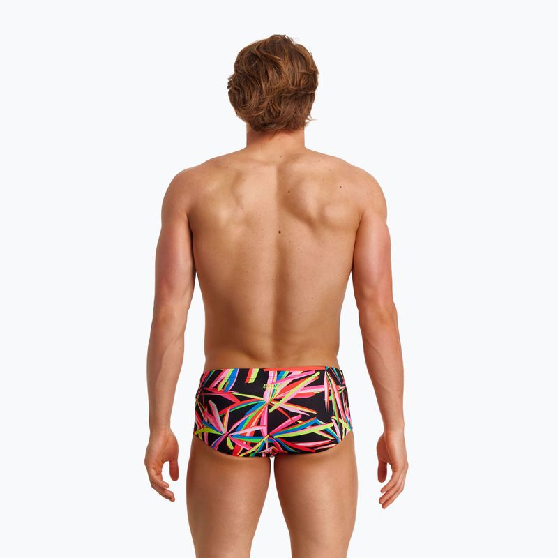 Férfi fürdőnadrág FUNKY TRUNKS Klasszikus fürdőnadrág fekete és színes FT30M71387 5