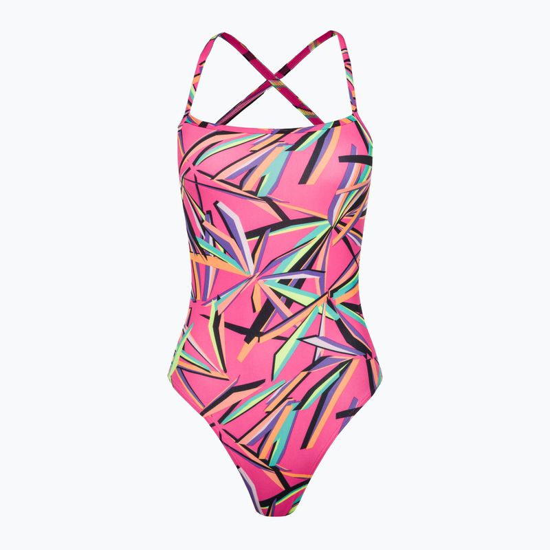 Funkita női egyrészes fürdőruha Strapped In One Piece rózsaszín FS38L7138808