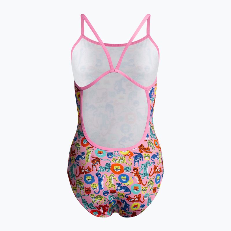 Női Funkita egypántos egyrészes fürdőruha rózsaszín FS15L71397 2