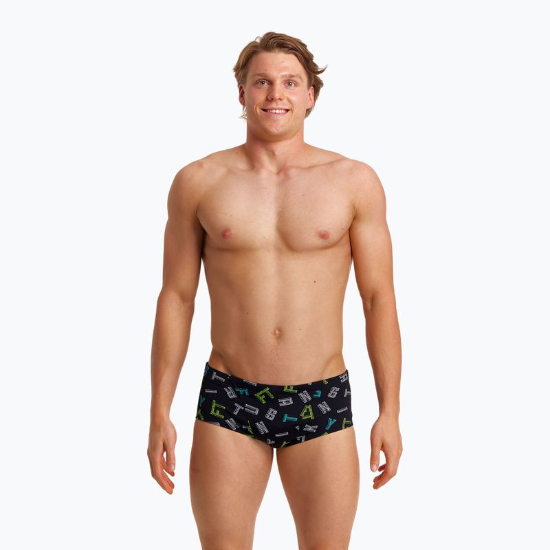 Férfi fürdőnadrág FUNKY TRUNKS Klasszikus fürdőnadrág fekete FTS001M71400 4