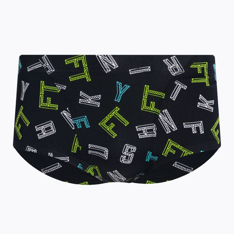 Férfi fürdőnadrág FUNKY TRUNKS Klasszikus fürdőnadrág fekete FTS001M71400