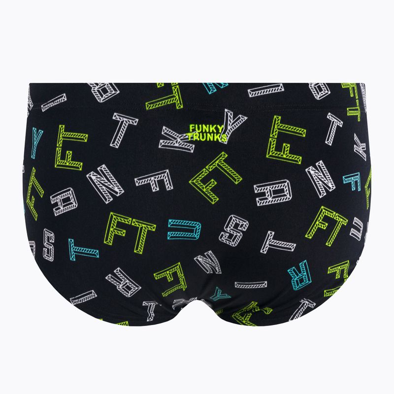Férfi fürdőnadrág FUNKY TRUNKS Klasszikus fürdőnadrág fekete FTS001M71400 2