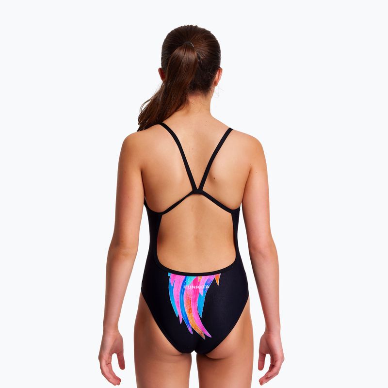 Funkita Eco Eco Single Strap gyermek fürdőruha fekete FS16G714040508 6