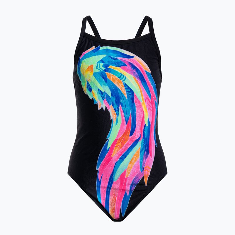 Funkita Eco Eco Single Strap gyermek fürdőruha fekete FS16G714040508