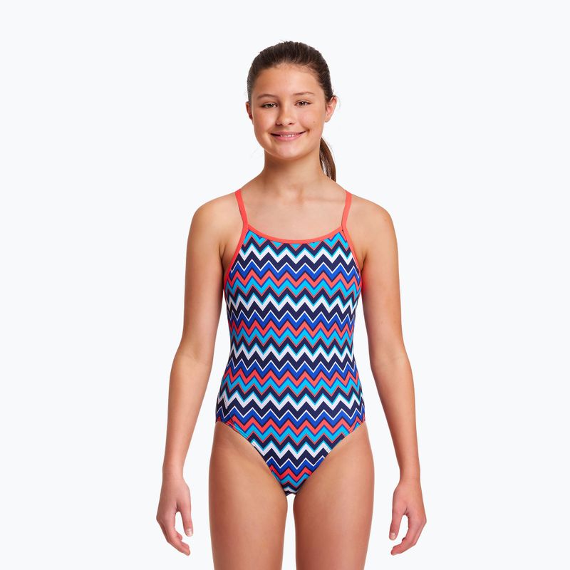 Funkita Diamond Back One Piece Nautical Mile Gyermek fürdőruha FS11G71415 4