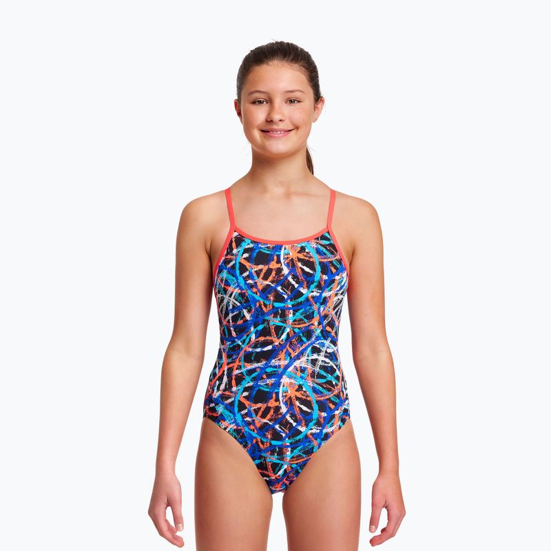 Funkita Gyémánt hátú egyrészes Spin Doctor gyermek fürdőruha FS11G71432 4