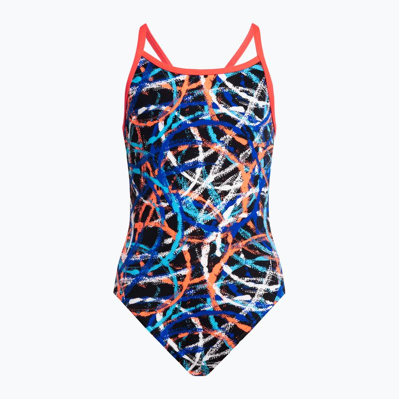 Funkita Gyémánt hátú egyrészes Spin Doctor gyermek fürdőruha FS11G71432