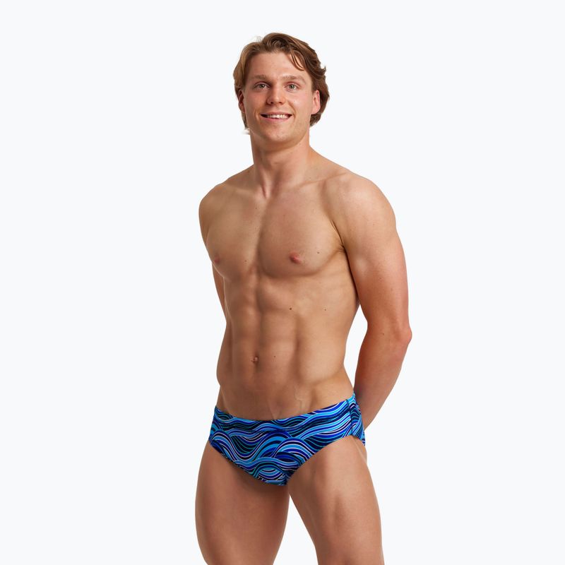 Férfi úszónadrág FUNKY TRUNKS Classic Briefs kék FTS006M714270S 6