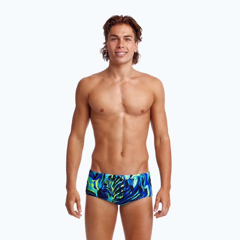 Férfi fürdőruházat Funky Trunks Sidewinder Trunks tengerészkék FTS010M71476 5
