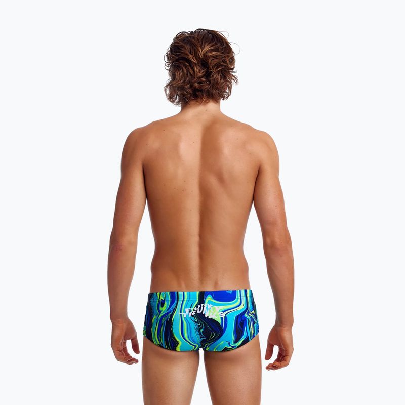Férfi fürdőruházat Funky Trunks Sidewinder Trunks tengerészkék FTS010M71476 6