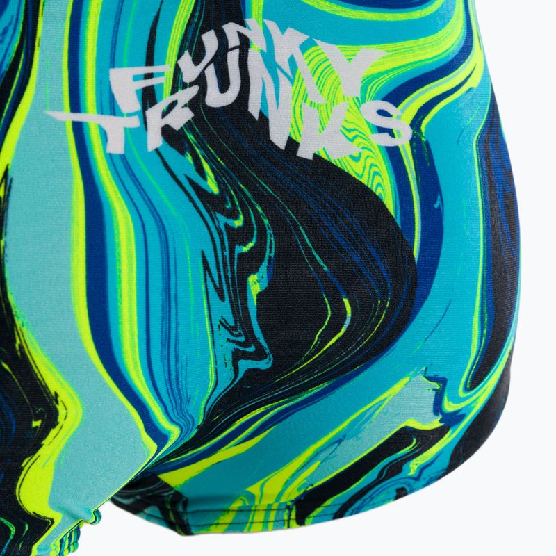Férfi fürdőruházat Funky Trunks Sidewinder Trunks tengerészkék FTS010M71476 3