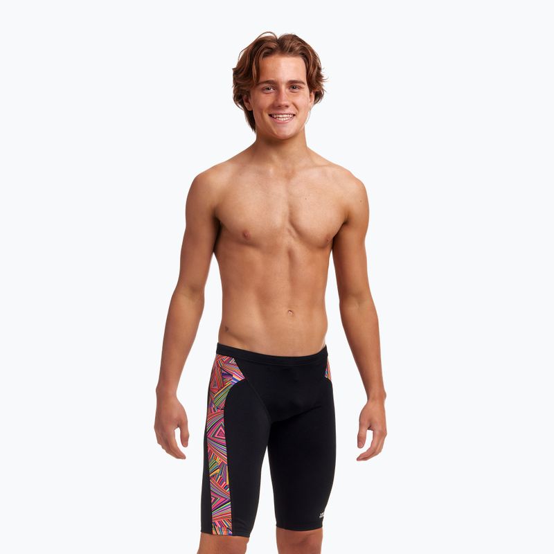 Gyermek fürdőruházat Funky Trunks Training Jammers fekete FT37B7154328 8