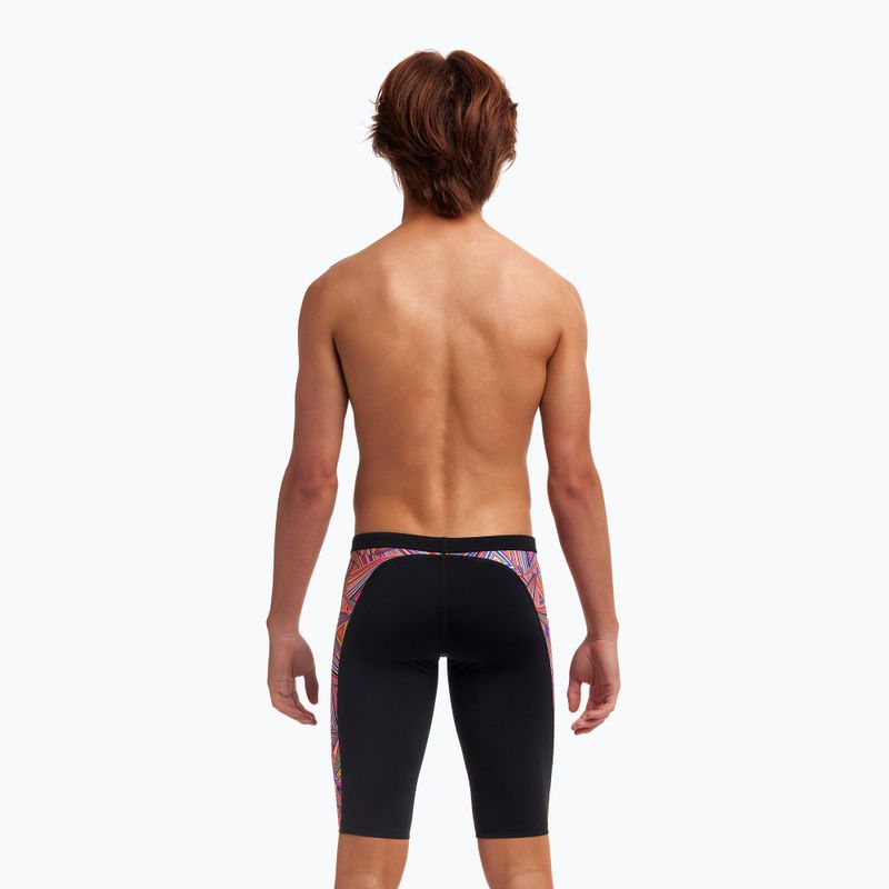 Gyermek fürdőruházat Funky Trunks Training Jammers fekete FT37B7154328 9