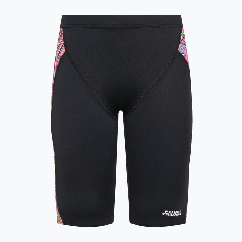 Gyermek fürdőruházat Funky Trunks Training Jammers fekete FT37B7154328