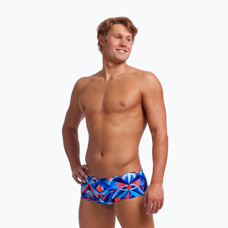 Férfi Funky Trunks Sidewinder úszó boxeralsó tengerészkék FTS010M7149130 6