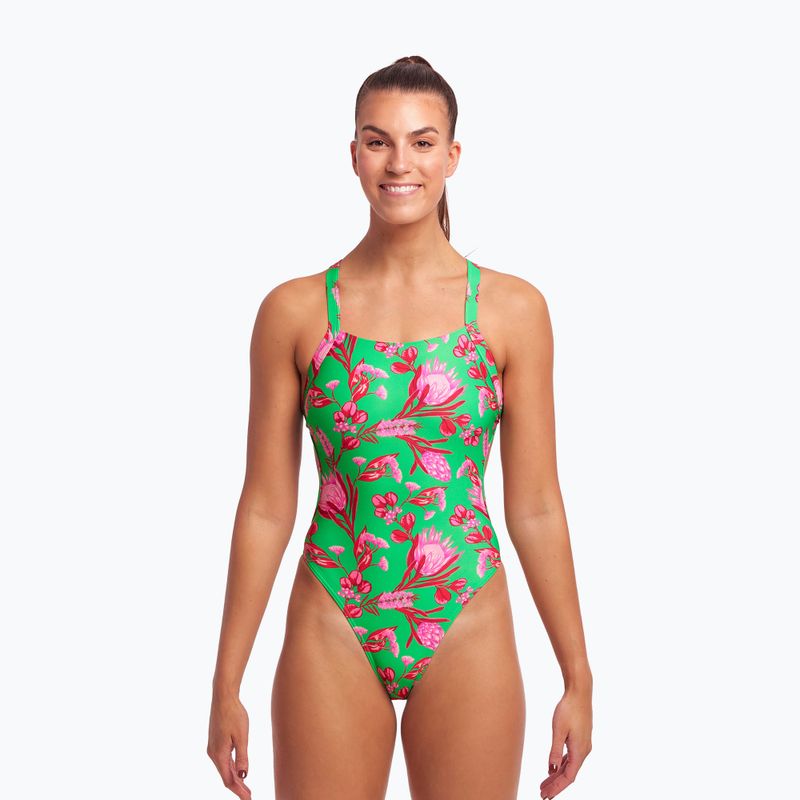 Funkita Brace Free egyrészes női fürdőruha Zöld FKS020L7154912 2