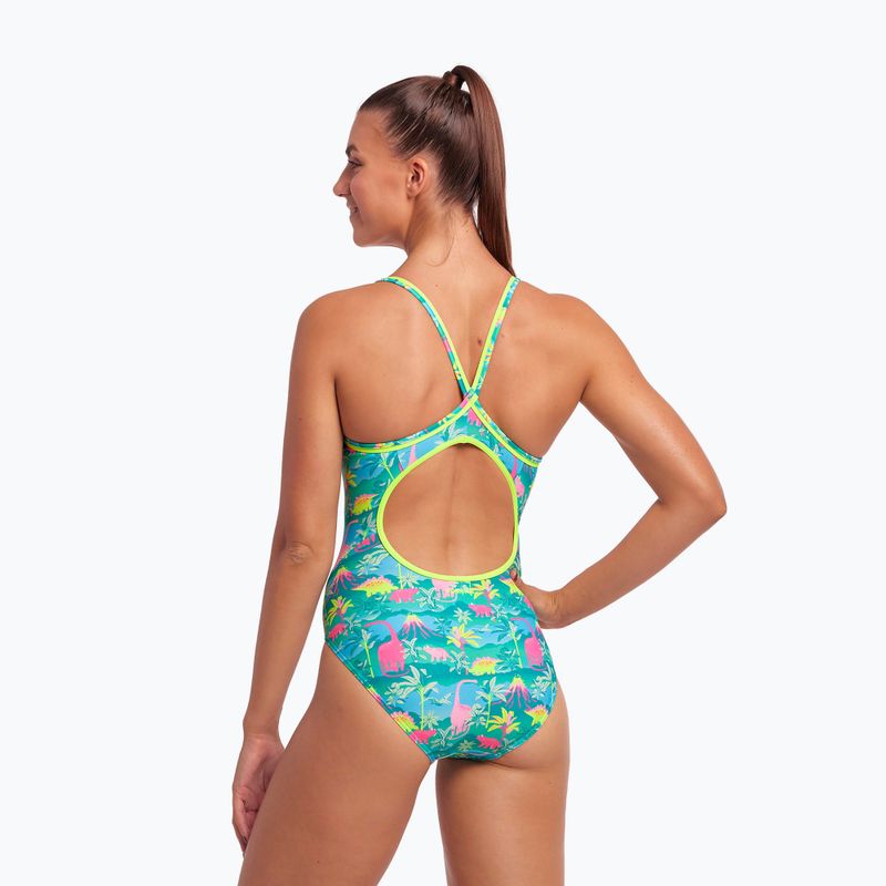 Funkita Diamond Back egyrészes női fürdőruha Zöld FS11L7153408 5