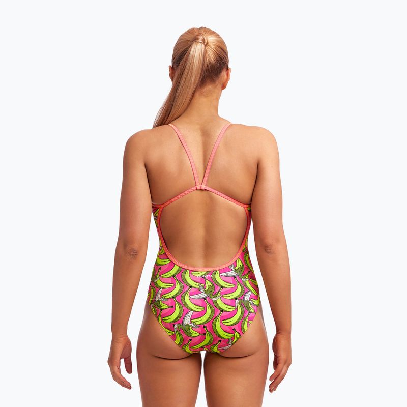 Női Funkita egyrészes egypántos fürdőruha rózsaszín FS15L7154216 4