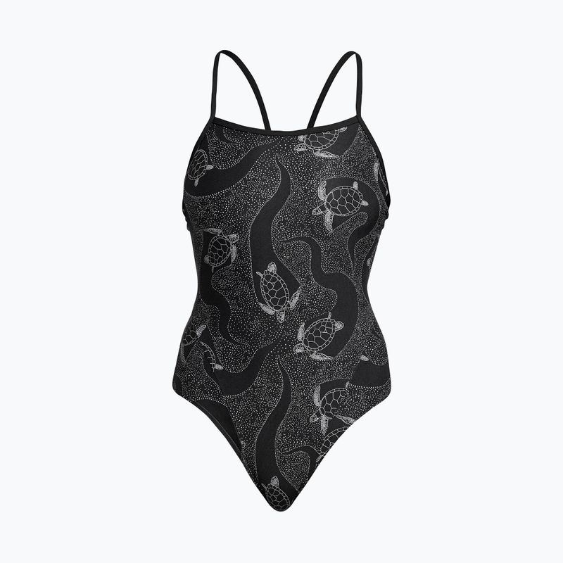 Női Funkita egyrészes egypántos fürdőruha Fekete FS15L715155416