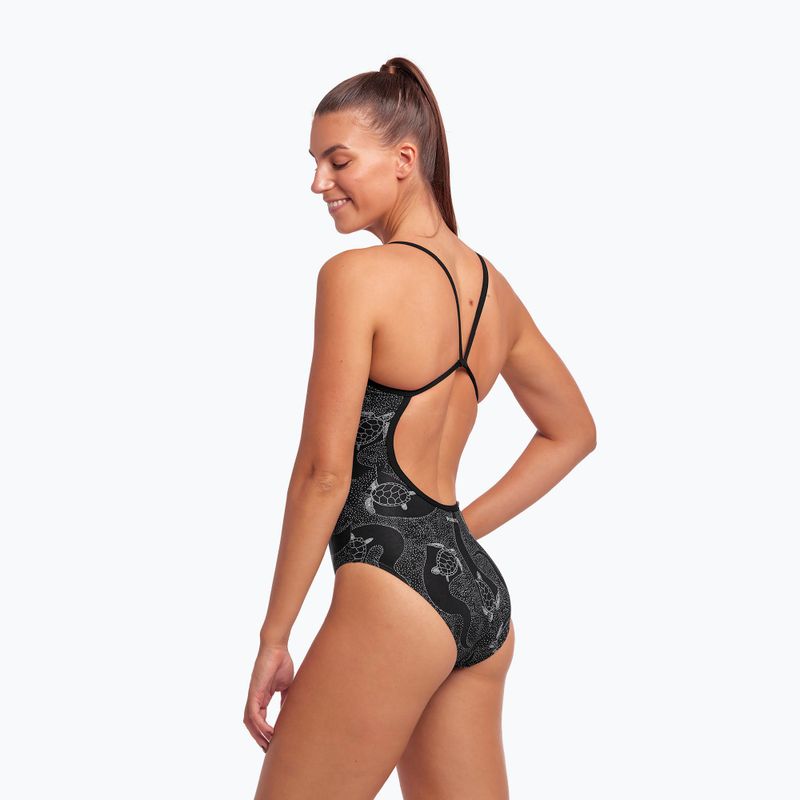 Női Funkita egyrészes egypántos fürdőruha Fekete FS15L715155416 4