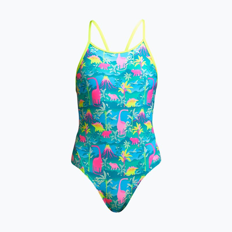 Funkita Gyémánt hátú egyrészes gyermek fürdőruha Zöld FS11G7153414