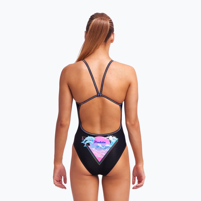Funkita Egypántos egyrészes gyermek fürdőruha Fekete FS16G715155814 4