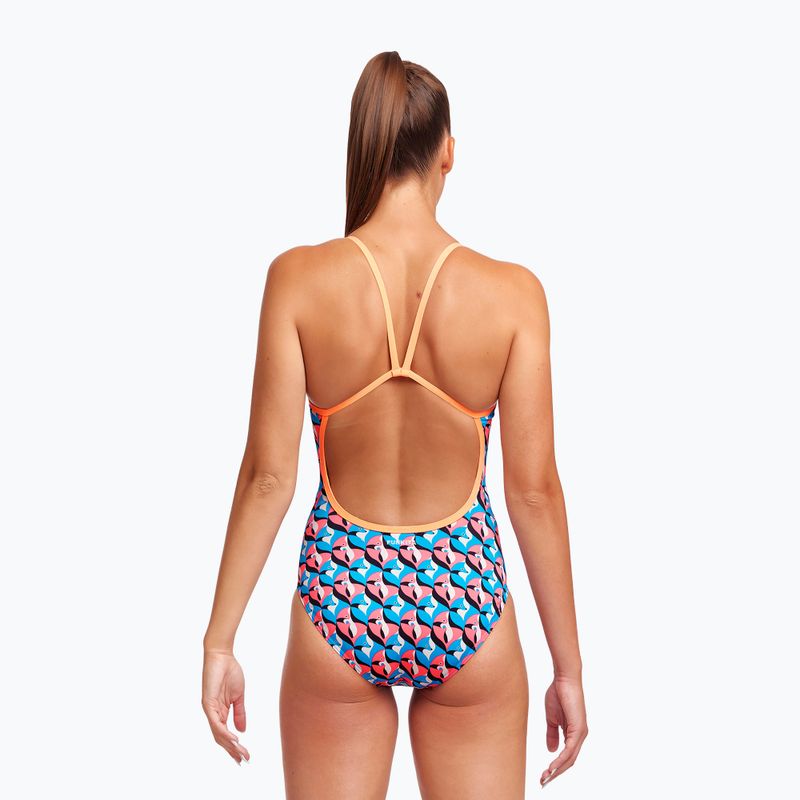 Funkita női egyrészes fürdőruha Single Strap One Piece egyrészes fox run 4