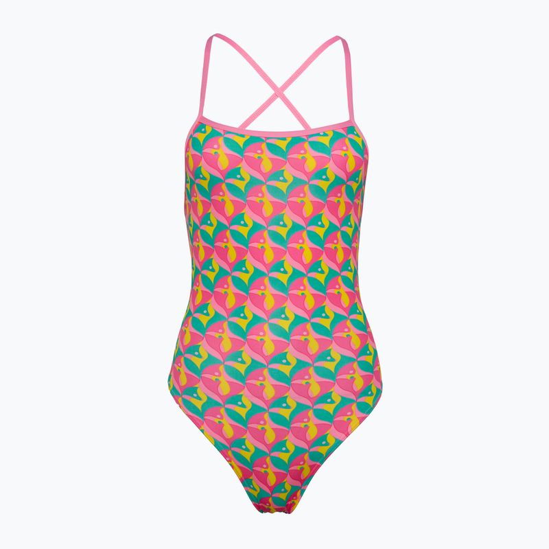 Funkita női egyrészes fürdőruha Strapped In One Piece foxy friends