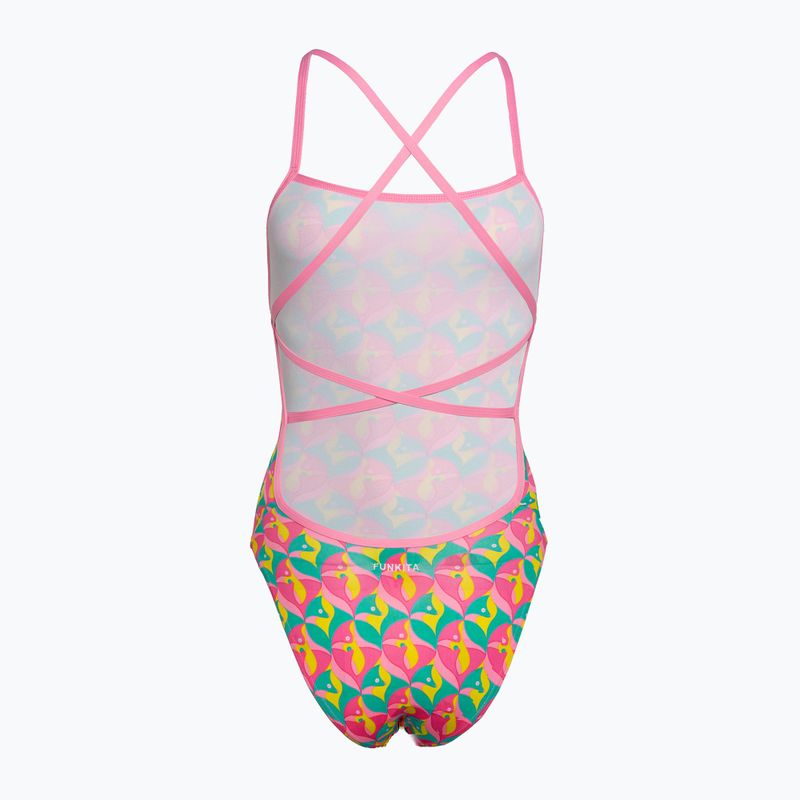 Funkita női egyrészes fürdőruha Strapped In One Piece foxy friends 2