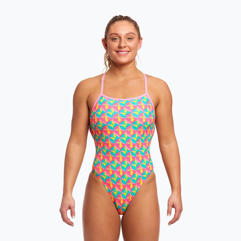 Funkita női egyrészes fürdőruha Strapped In One Piece foxy friends 5