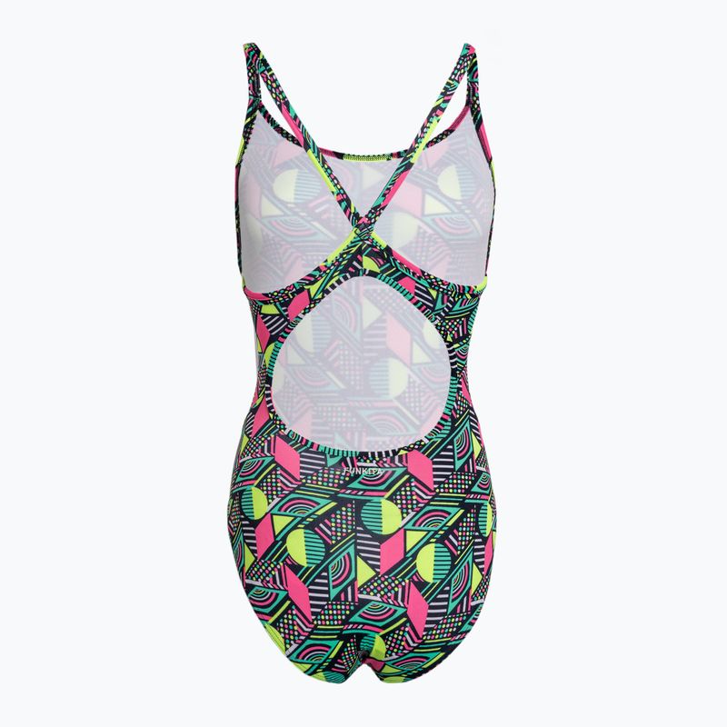 Női egyrészes fürdőruha Funkita Diamond Back One Piece pont mátrix 2