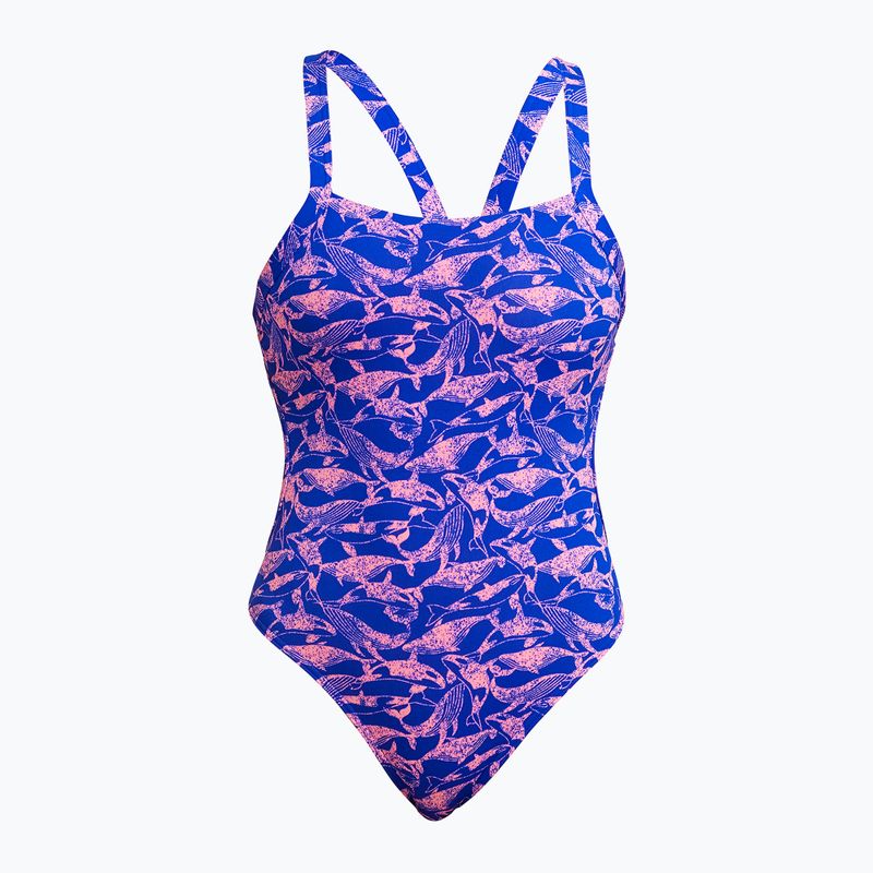 Női Funkita Brace Free One Piece egyrészes, rózsaszínű, nercszínű fürdőruha
