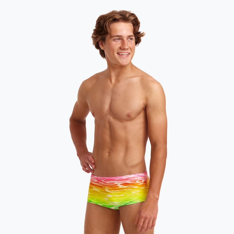 Férfi Funky Trunks Sidewinder úszó boxeralsó Lake Acid 7