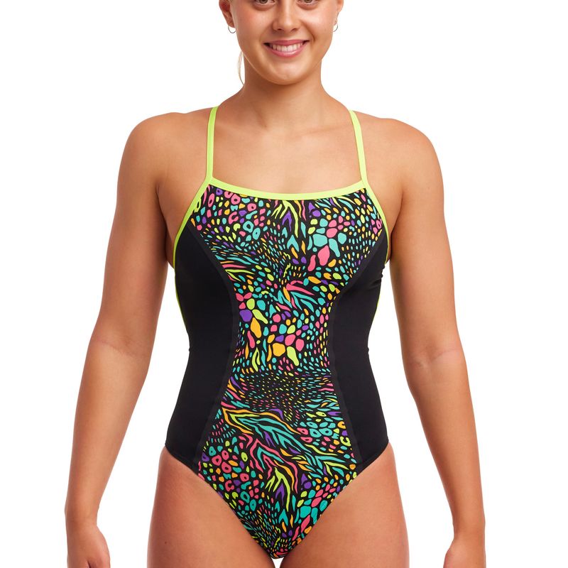 Funkita Bond Girl egyrészes egyrészes Spot Me fürdőruha nőknek 3